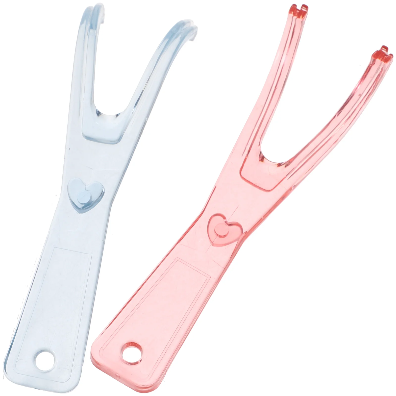 

2PCS Wire Floss Mint Floss Picks Reusable Floss Handle Holder Pick Holder Floss Heads