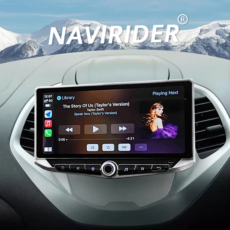 10 88-дюймовый экран Android для Ford Figo KA 2015 2016 2017 2018 автомобильный радиоприемник видео