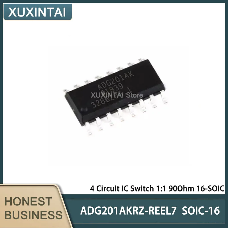 

5Pcs/Lot ADG201AKRZ-REEL7 ADG201AKRZ 4 Circuit IC Switch 1:1 90Ohm 16-SOIC