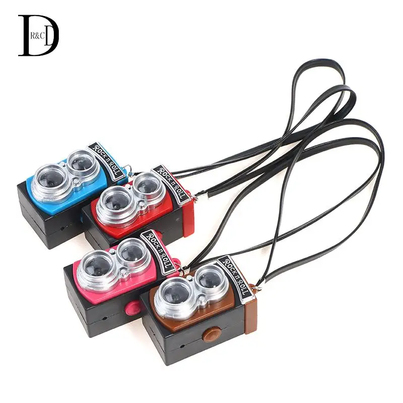 

1Pc Dollhouse Miniature Digital SLR Camera Dolls House Decoration Accessory For Dollhouse Decals New Plastic Toy Camera