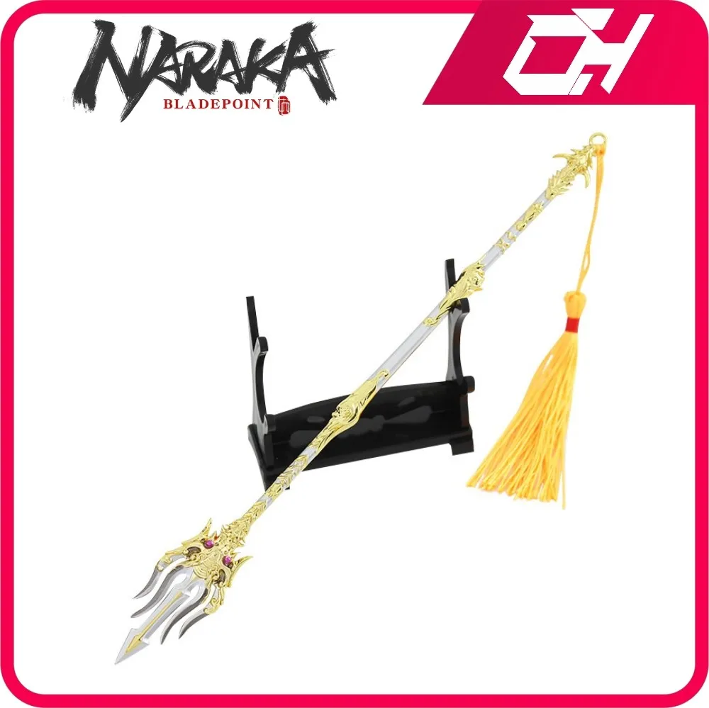 

Naraka:Bladepoint Whalebone Harpoon Spear Game Keychain Swords Butterfly Knife Katana Justina Gu Weapon Model Toys for Children