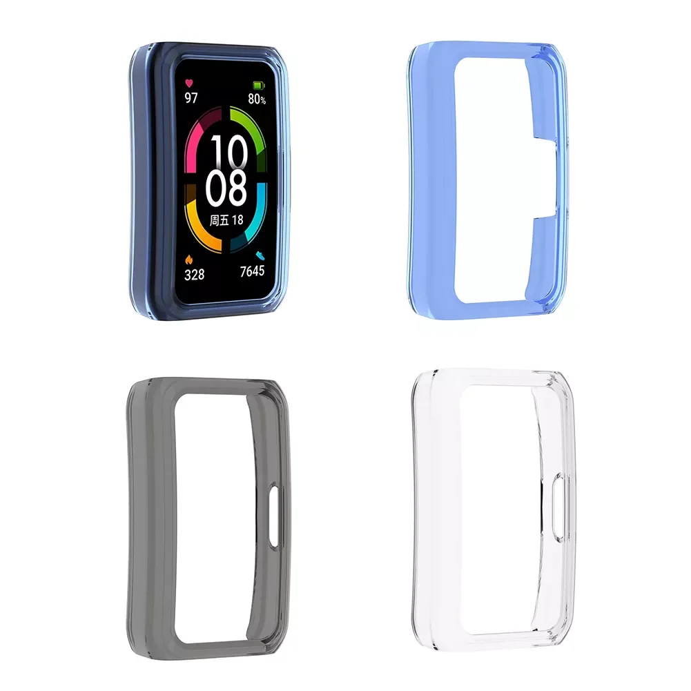 

For Honor Band 6 Watch Case PC Housing Protective Cover For Huawei Honor Band 6 Full Screen Protector Cases Frame Bumper Shell