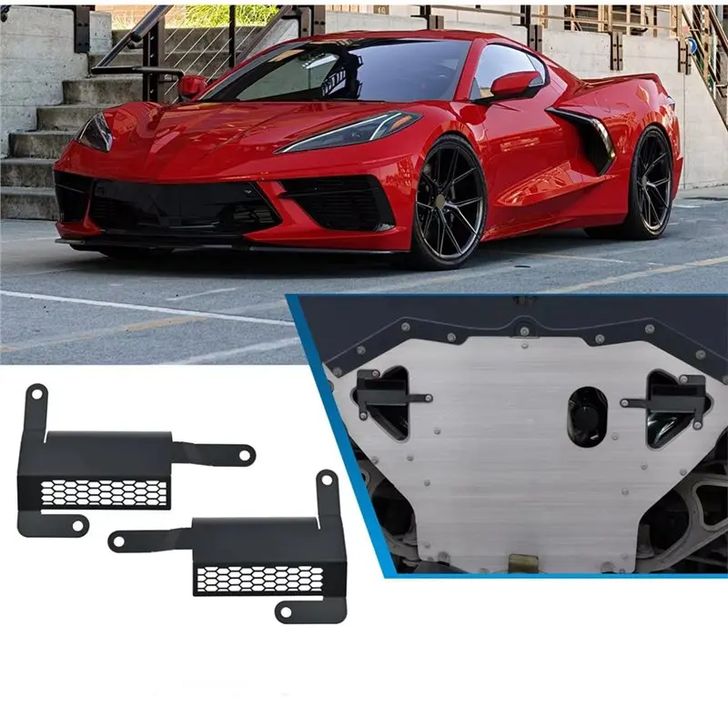 Фото 【AC77 Топ!】 ! Передний нижний дефлектор бампера для Corvette C8 20-26 №5