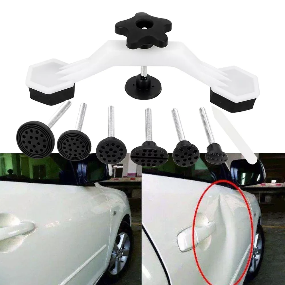 

Car Dent Repair Body Damage Fix Tool Automobile Pulling Bridge Puller Dent Removal Hand Repair Vehicle Tools Kit