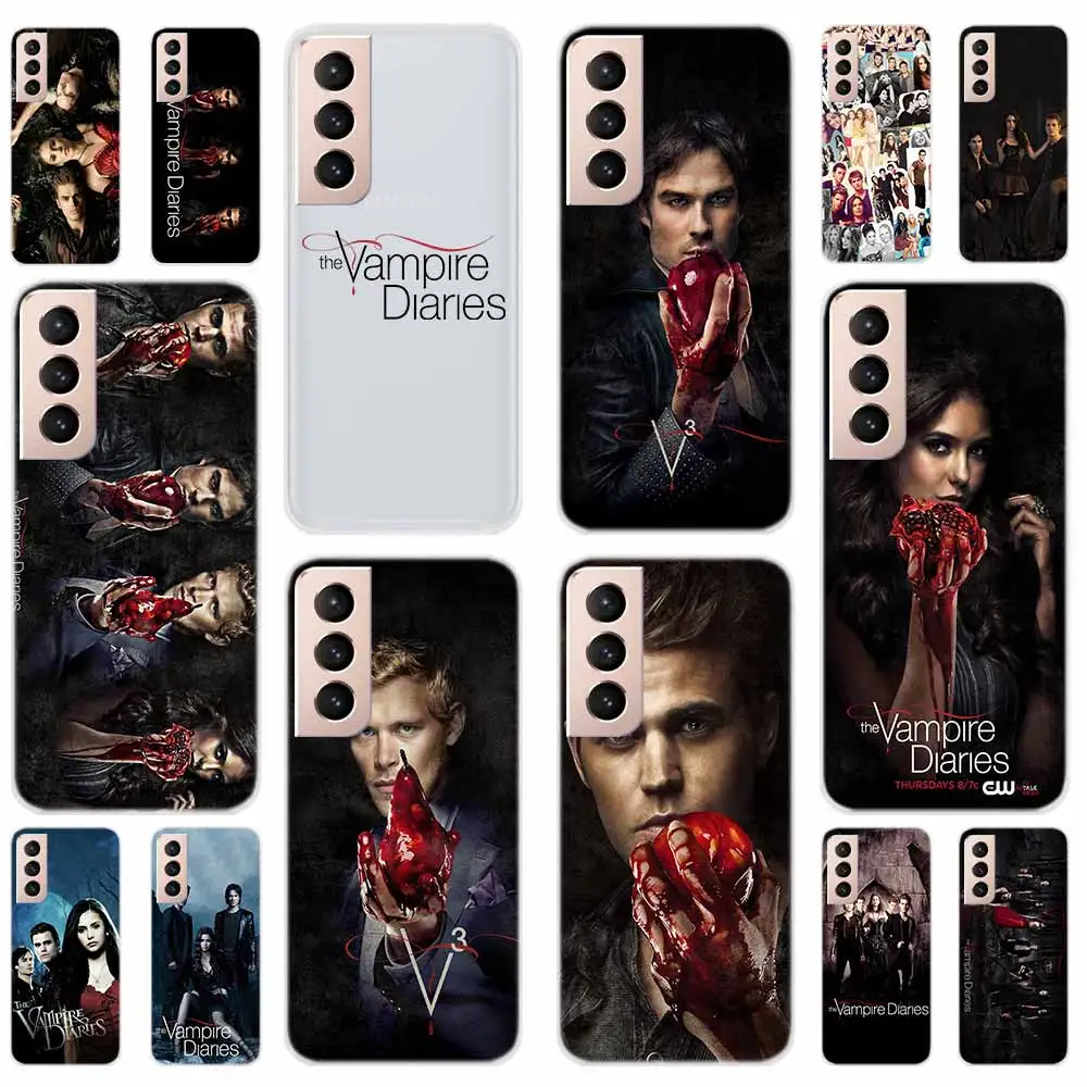 Silicone Soft Coque Shell Case For Samsung Galaxy S21 S11 S20 S10 S9 S8 Plus S7Edge S10lite E Ultra Cover The Vampire Diaries