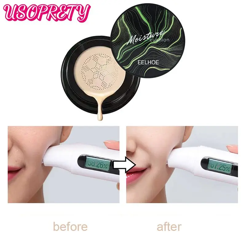 

EELHOE Mushroom Head Air Cushion Isolation BB Cream Waterproof Liquid Foundation CC Cream Full Coverage Concealer Cream