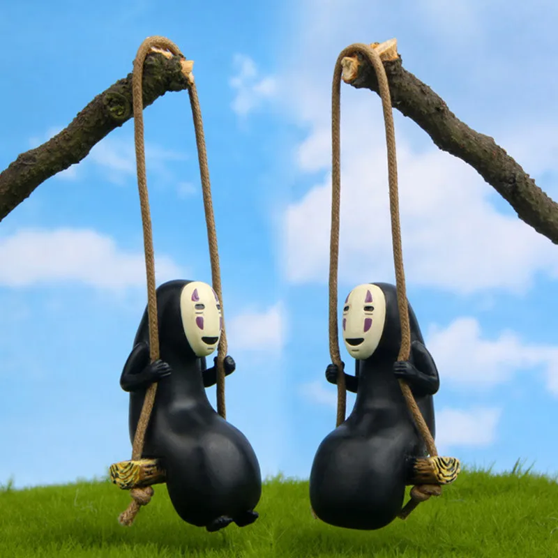 

Anime Cute No Face Man DIY Hand Creative Micro Landscape Gardening Landscaping Doll Home Decoration ModelToys Gift