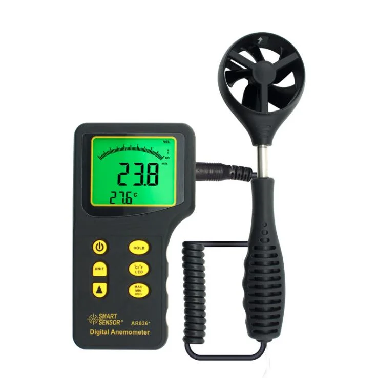 

Mini Instrument Measuring Wind Speed Meter Digital LCD Anemometer