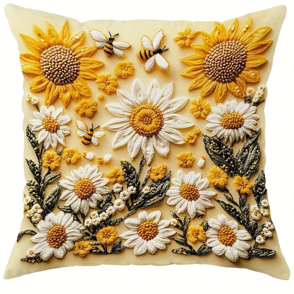 

Наволочки из полиэстера велюра с цветочным рисунком 40x40/45x45/50x50/60x60 см