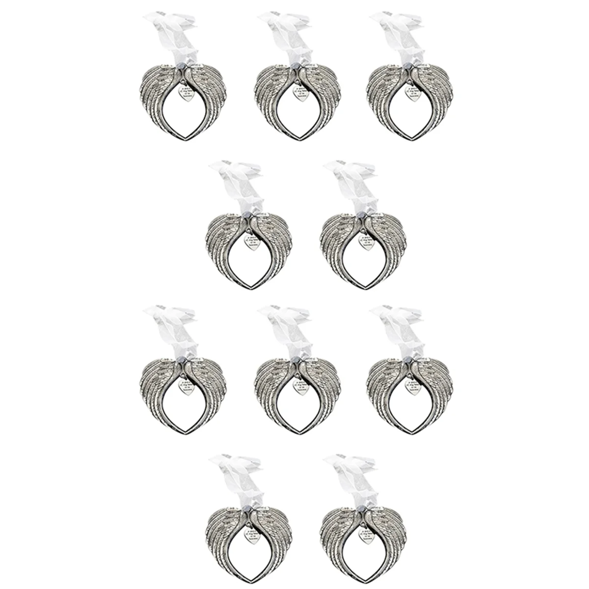 Рождественские украшения Крыло ангела кусок сердца в небесах украшение для