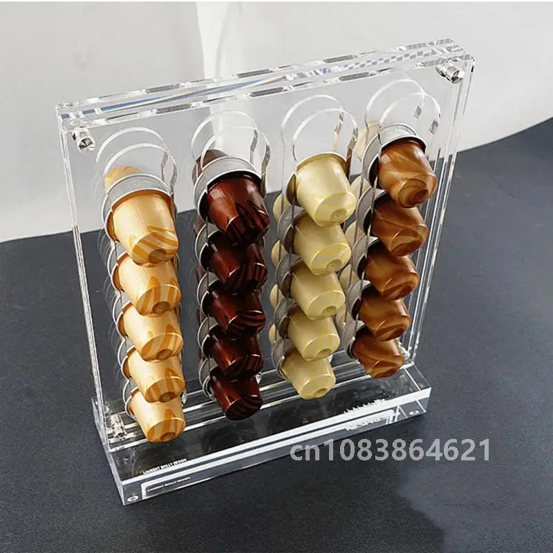 20/48 шт. акриловый держатель для капсул кофе Nespresso OriginalLine стойка хранения