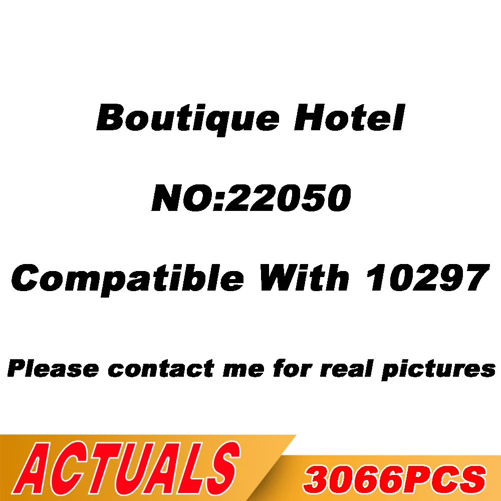 

Creative Series 10297 Boutique Hotel Ideas Home Alone Model Moc Modular Building Blocks Bricks MOC Toys For Kids Christmas Gifts