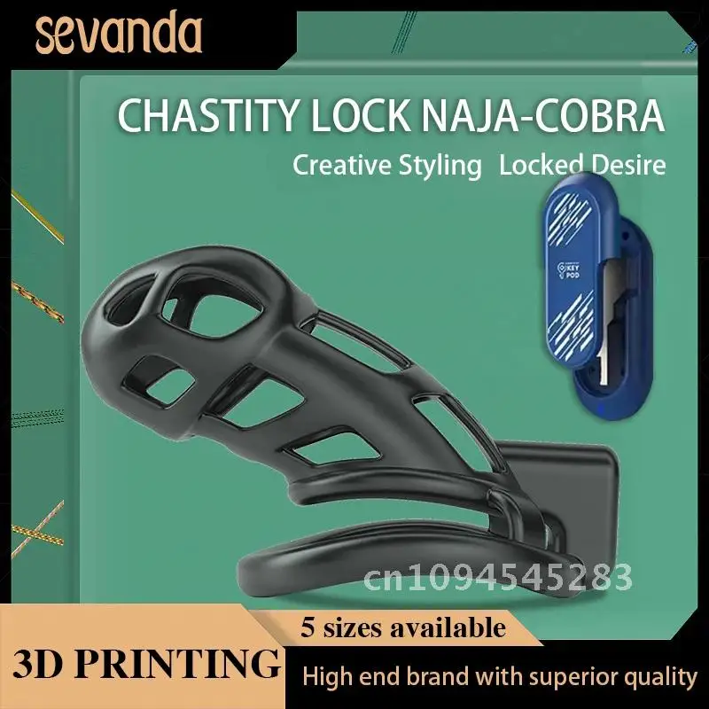 Sevanda Новое обновление Abs Cobras Смола Клетка целомудрия Человек Cb Lock