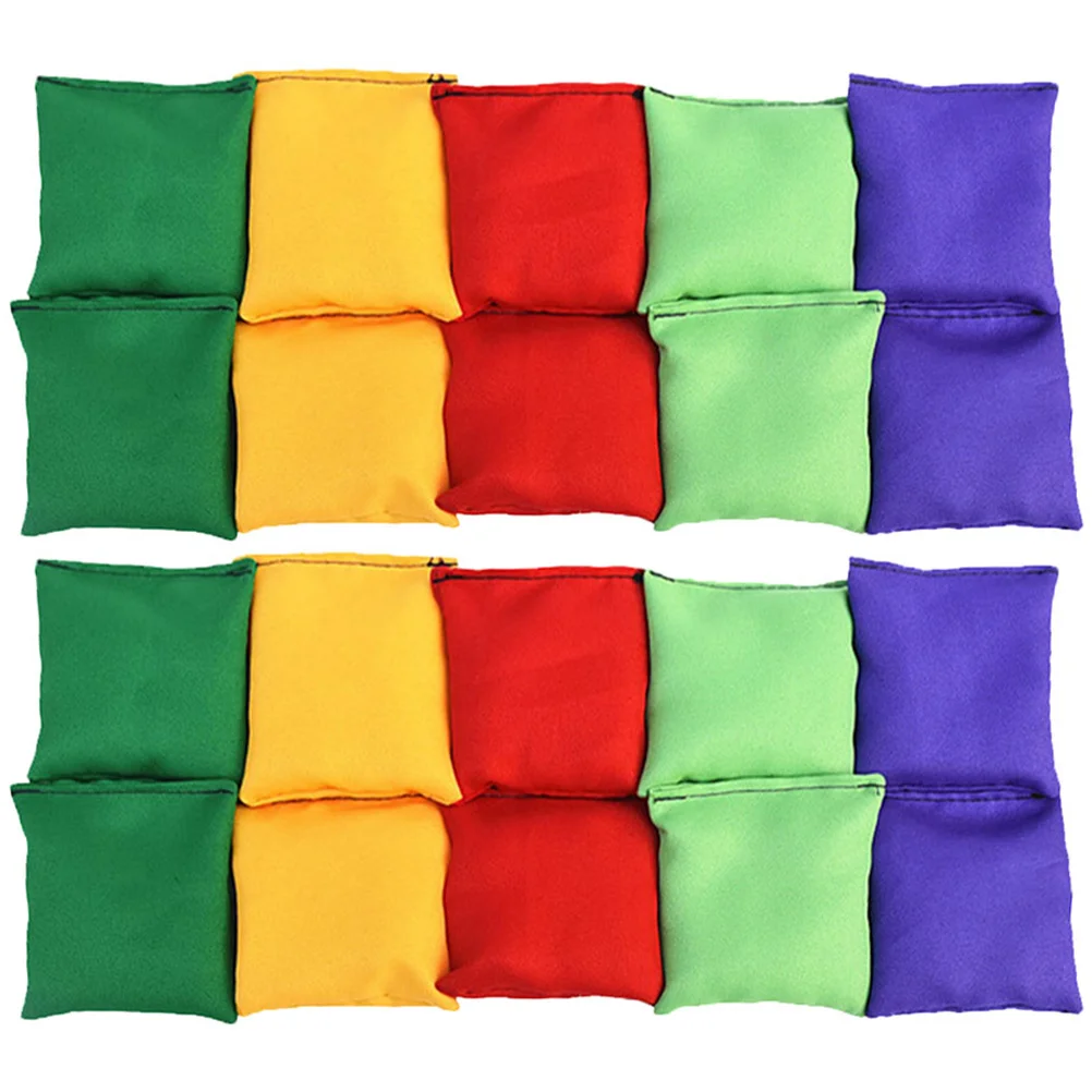 

20pcs Small Bean Bags Outdoor Throwing Game Beanbag Kids Toss Game Props