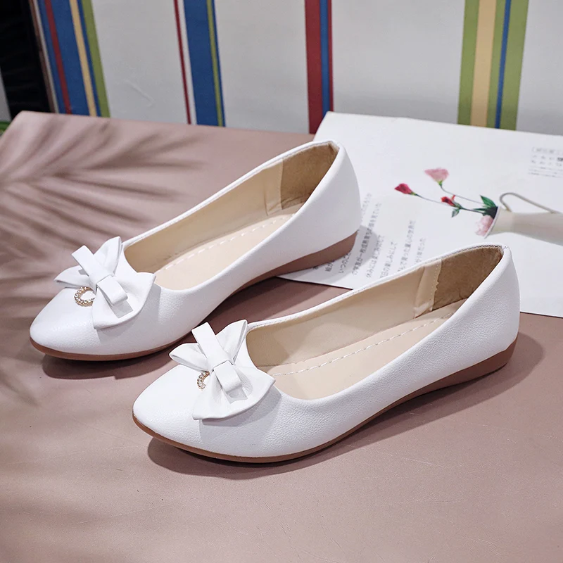 

Женские туфли на плоской подошве, повседневные Нескользящие туфли с открытым носком и мягкой подошвой, весна-осень 2023