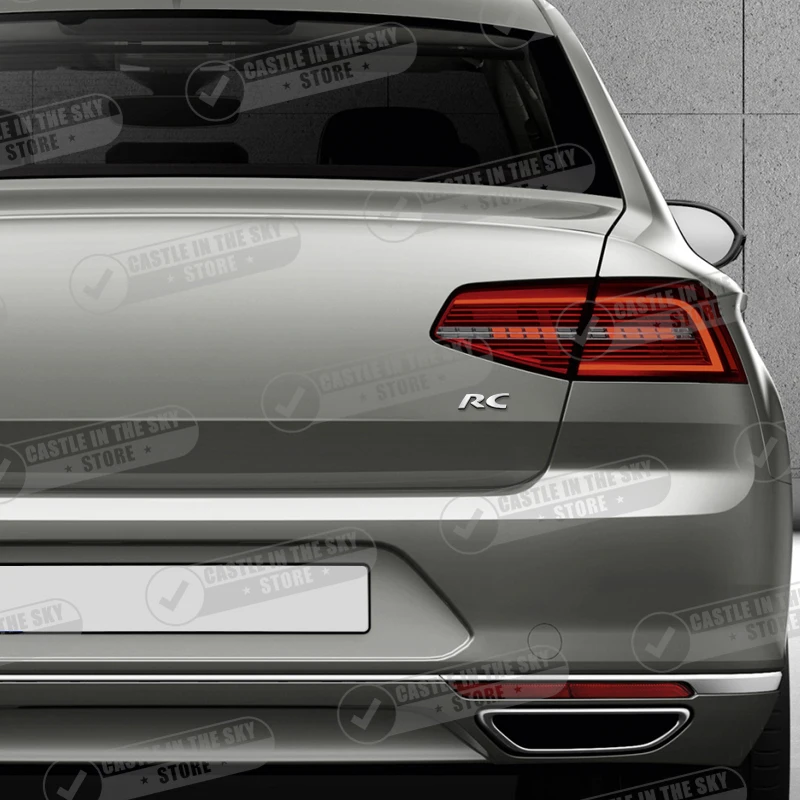 3D Автомобильная наклейка RC CC металлический задний значок для Peugeot 308 306 307 207 208 3008 407