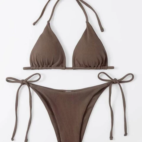 Blockbuster Bikini  Swimsuit Bikini Split Swimsuit Hot Spring Europe Temperament New Sexy Swimsuit Bikini Bandeau Micro Bikini