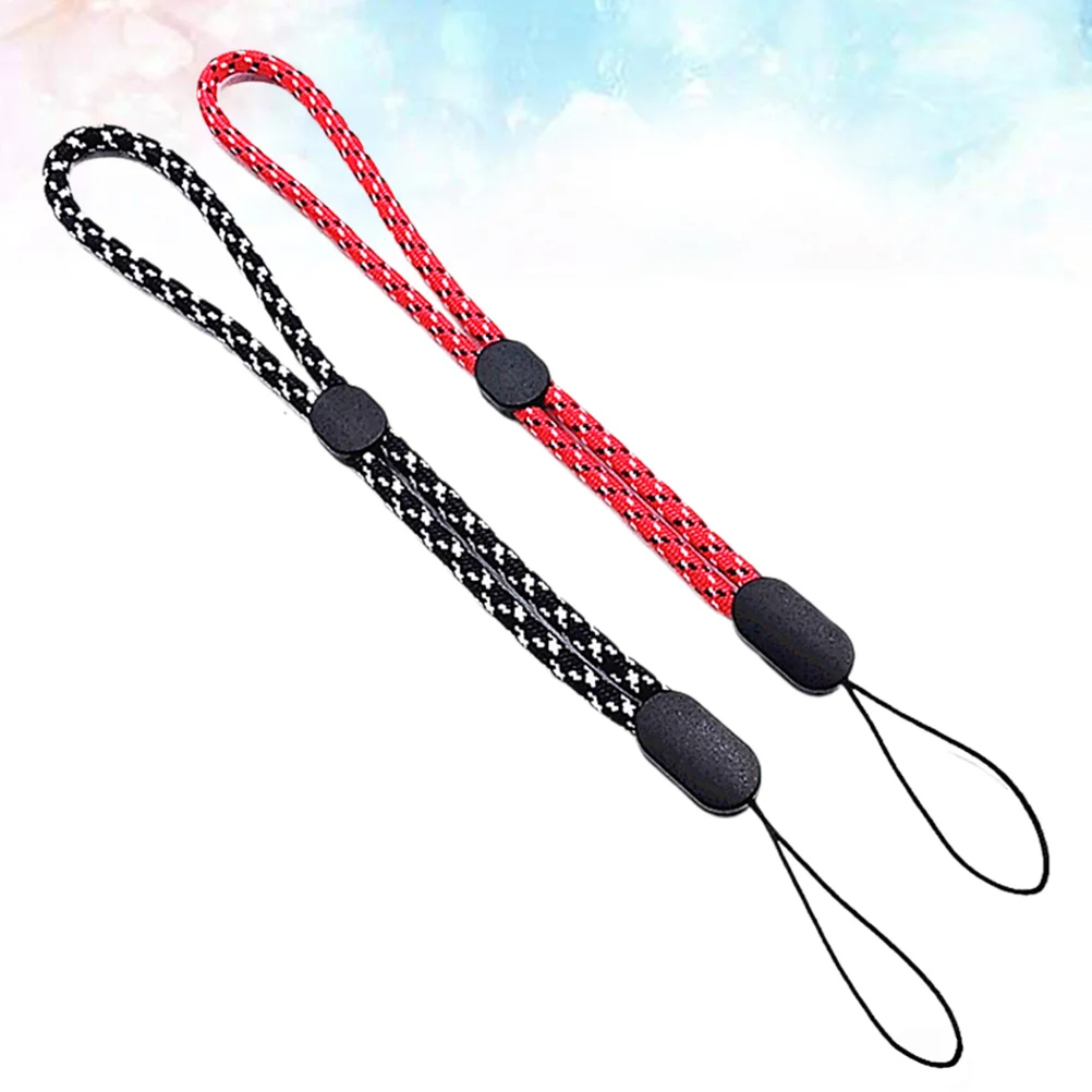 

2 Pcs Lanyard Adjustable Strap Gamepad Wrist Sling Rope for USB Flash Drive Cell