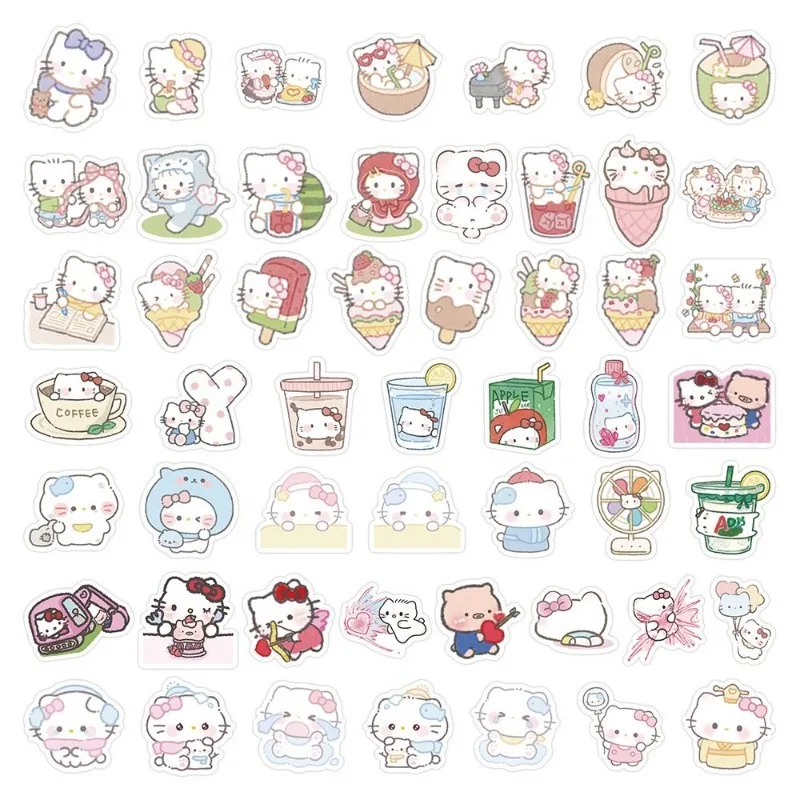 MINISO наклейки Hello Kitty 100 шт