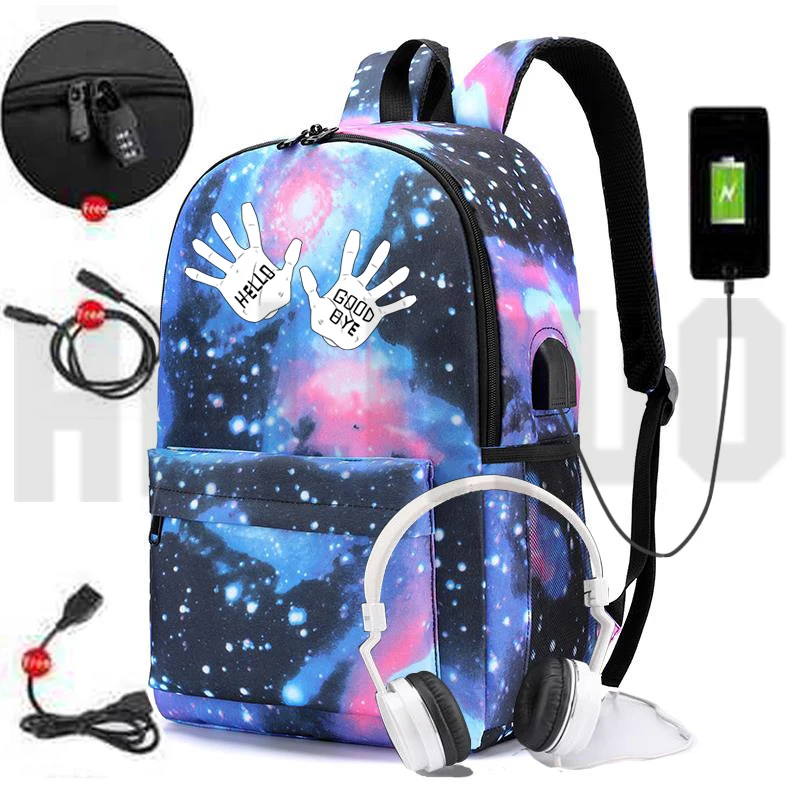 

Рюкзак женский с защитой от кражи и USB-портом для зарядки