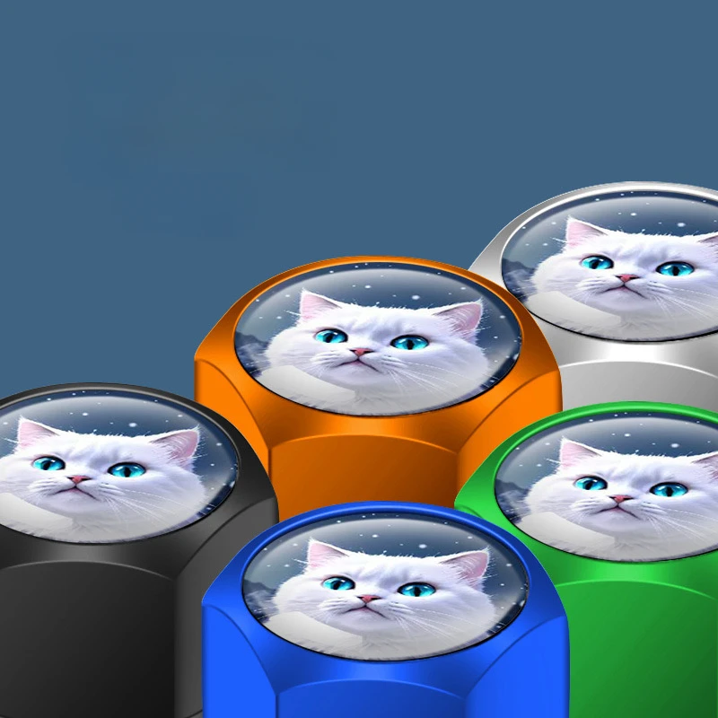 Колпачки клапанов автомобильных колес с мультяшным котом для CHERY ARRIZO 3 4 5 7 TIGGO 8 PLUS