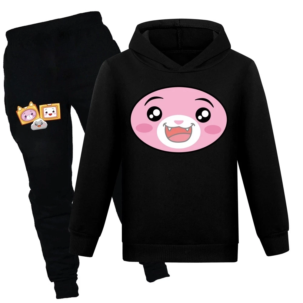 

Children's Clothes Sets LANKYBOX Kids Hoodies Sets Hoodie + Pants Two Piece Set Hooded Sweatshirts Suits Girls Boys Tracksuit