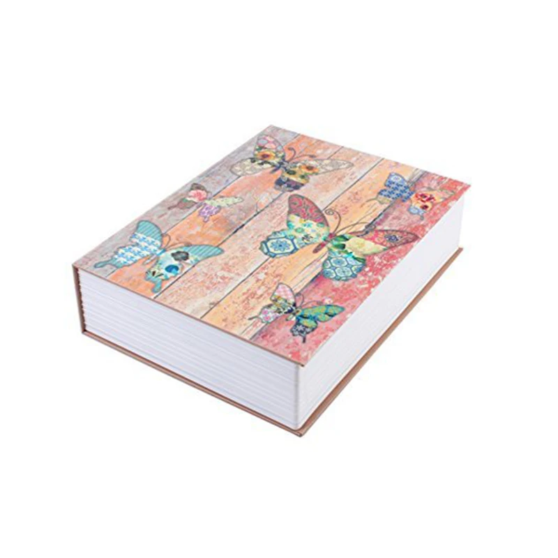 

Mini Dictionary Safe Box Storage Box Butterfly Book Secret Security Safe Lock For Jewellery Key Valuables