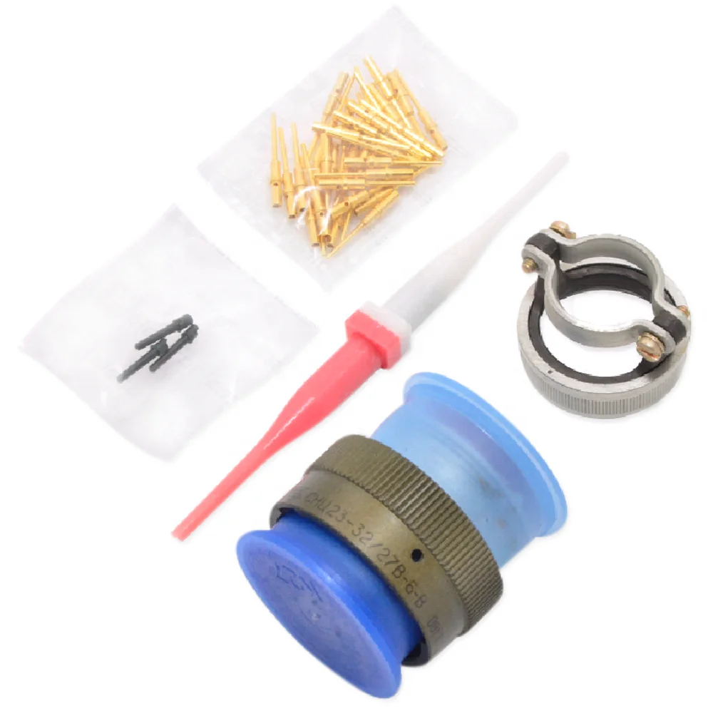 

SNC23-32/27V-6-V Male Jacketed Connector Cable DC / AC Power Connectors Circular Power Connector