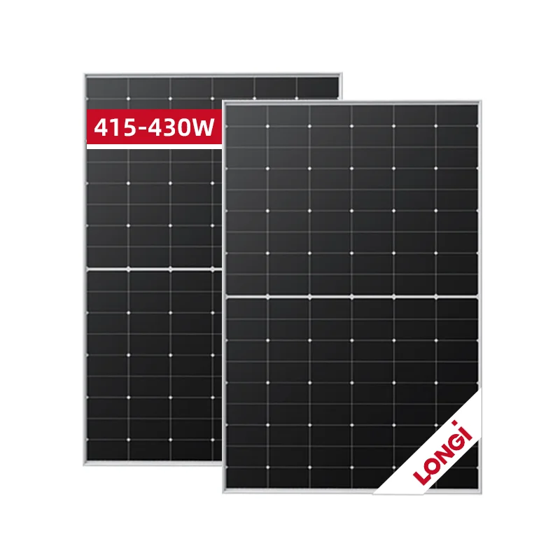 

Longi Solar Panel 182mm Mono Solar Modules PV Module Longi 415W 420W 425W 430W Pannelli Fotovoltaici