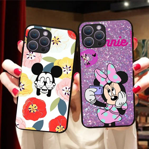 Черный чехол B-2 Minnie для OPPO A37 A36 A15 A54S A12S A57 A11K A54 A53 A15S A52 A55 A12 A58 A12E 5G