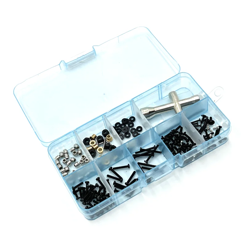 

Original Car or Metal Upgrade Full Car Screw Tool Box For FMS 1/24 Xiaoqi FCX24 RC Car Parts