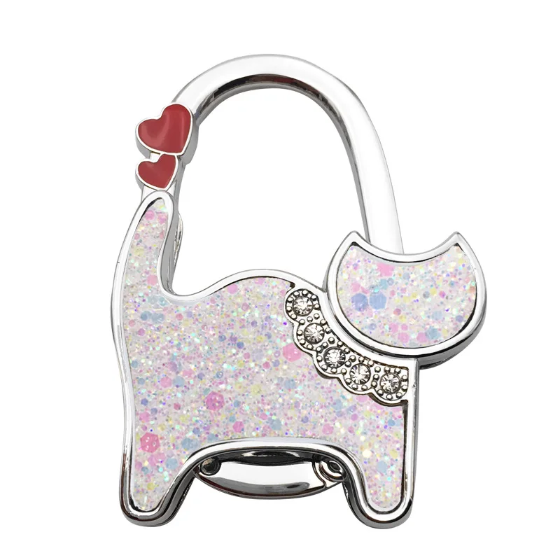 

Складной крючок для сумок в форме кошки