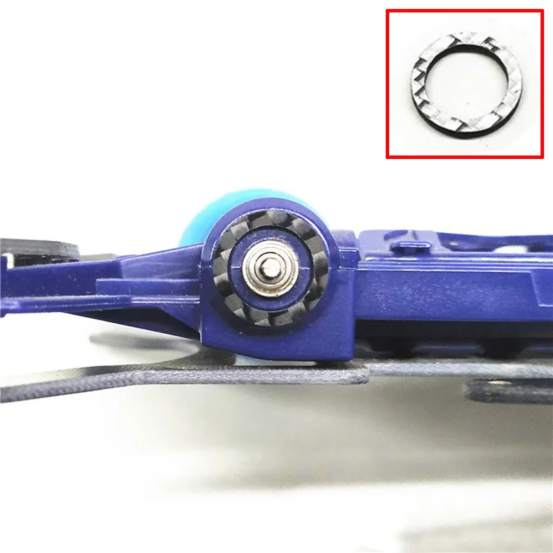 

4PCS 1.5mm Carbon Fiber Explosion Proof Rings SX SXX Chassis Inner Diameter 9mm Anti-explosion Circle DIY for RC Tamiya 4WD Car