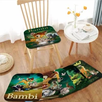 disney bambi and thumper four seasons seat cushion office dining stool pad sponge sofa mat non slip seat mat