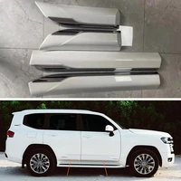 For TOYOTA Land Cruiser LC300 2021 2022 2023 Car Body Side Door Moulding Cover Trim Pearl White Exterior Accessories Stylilng
