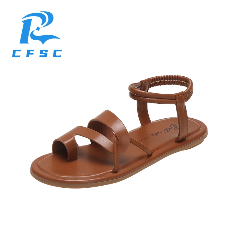 

Flat Sandals for Women 2022 Summer New Pinch Toe Soft Bottom Open Toe Slip-on Women's Sandals Outdoor Roman Casual Beach Sandals