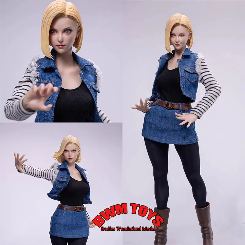 Фото VHTOYS VH001, масштаб 1/6, голова женской фигурки с короткими волосами и подвижными глазами, для 12-дюймовой куклы-солдата с светлой кожей №1