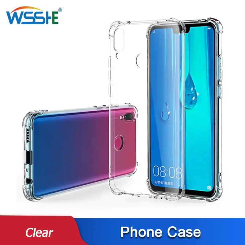 

Clear Phone Case For Huawei Honor V40 V30 V20 Play 4t Pro X8 9 X30i Magic 4 3 Lite 30S P Smart Z Nova10 8 5Se Shockproof Cover