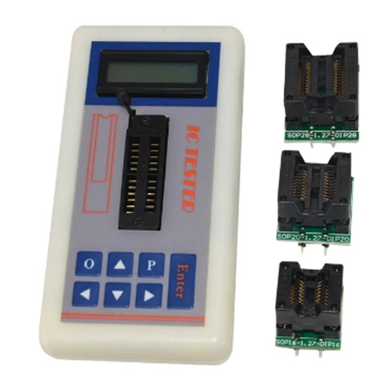 

1Set Professional Integrated Circuit Online Maintenance Digital LED Transistor IC Tester (B)