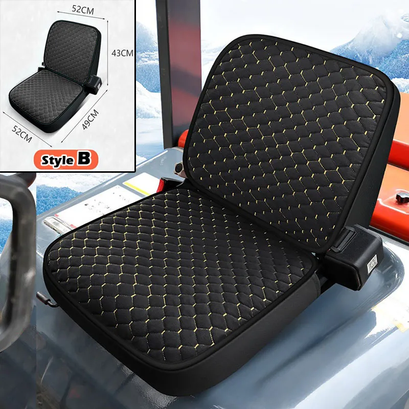 

Экскаватор Вилочный погрузчик Инженерная машина Сельскохозяйственная машина Чехол на сиденье Универсальный теплый короткий плюшевый коврик для подушки сиденья