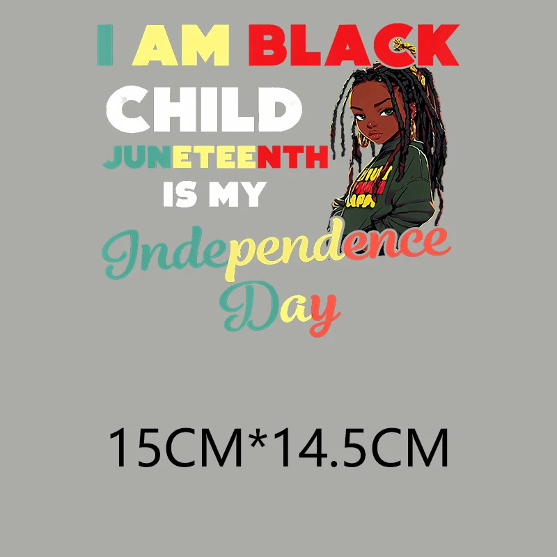 Фото Детская теплопередающая печать Black Culture можно использовать для футболок своими руками, рюкзаков, курток и виниловых нашивок для джинсов. №5
