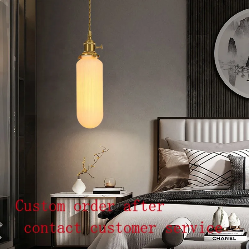 

Ceramics and Glass Modern Lighting Fixture Hanging Lamp Home Use Chandelier Decorative Ceiling Led Pendant Light