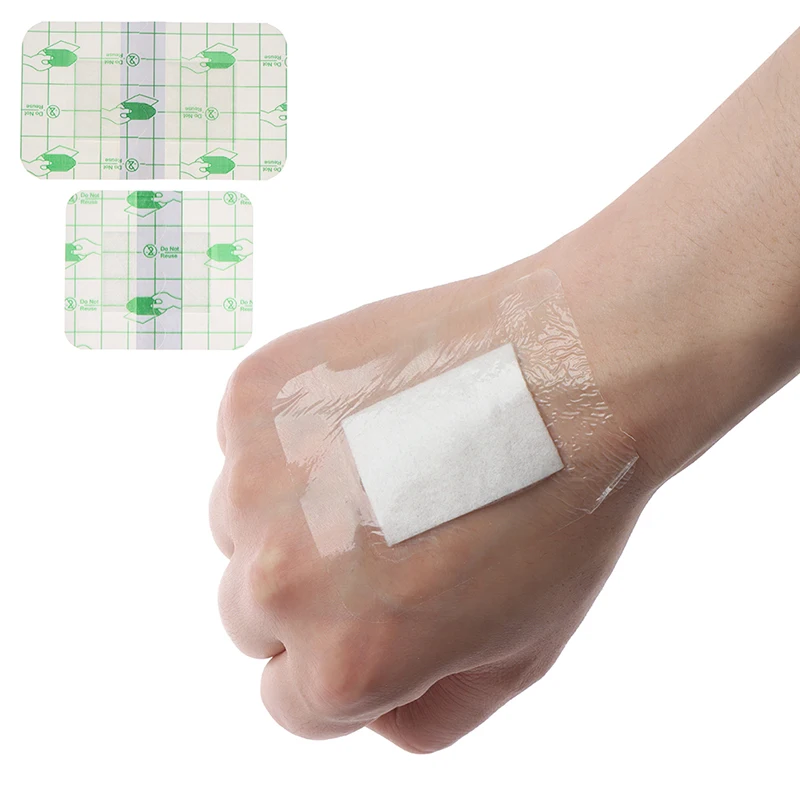 

5Pcs Wound Sticker Waterproof Adhesive Wound Fixation Tape First Aid Bandage