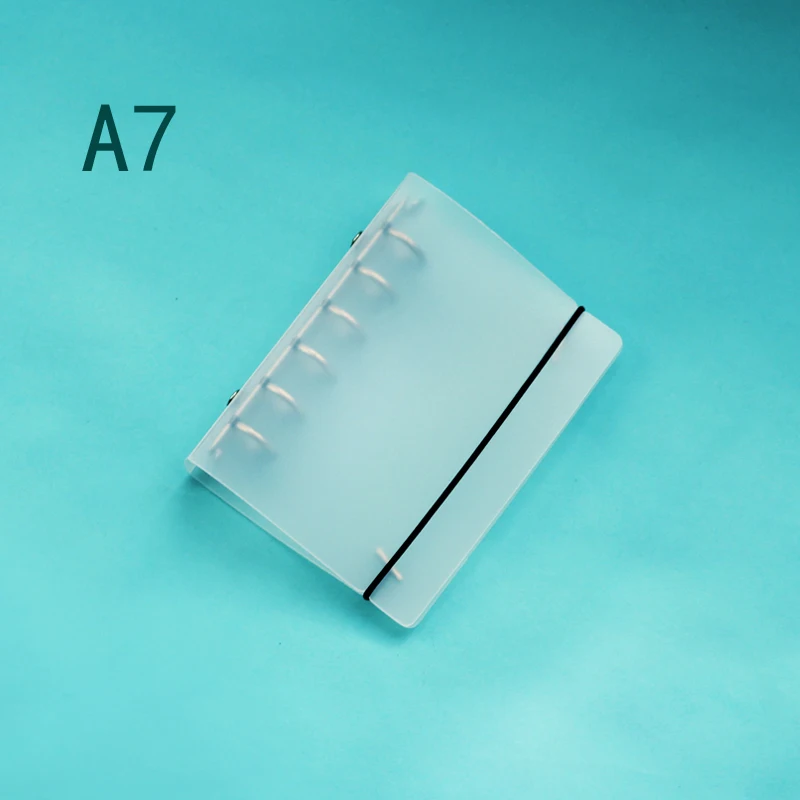 

Пластиковая обложка для блокнота A5/A6/A7 6 колец