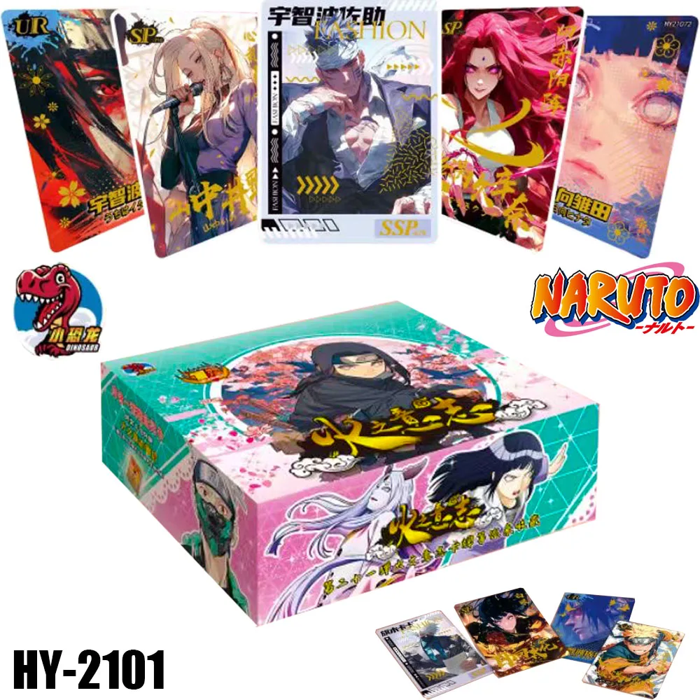 HY-2101 Карта Наруто Will of Fire Серия Аниме Персонаж Редкая флэш-карта Делюкс Коллекция