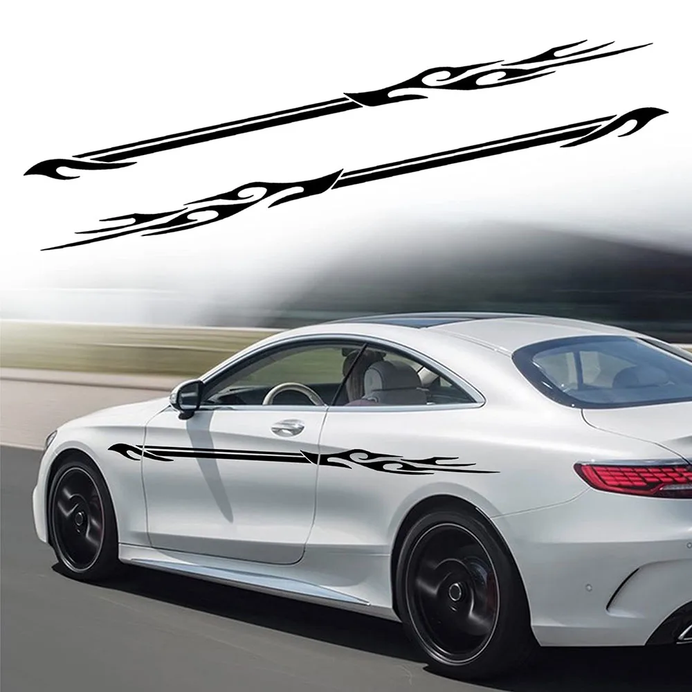 

DIY Universal Vinyl Auto Racing Body Door Side Stripe Graphic Decal Sticker Decals Decoration for Audi a3/Bmw e60/Peugeot 308