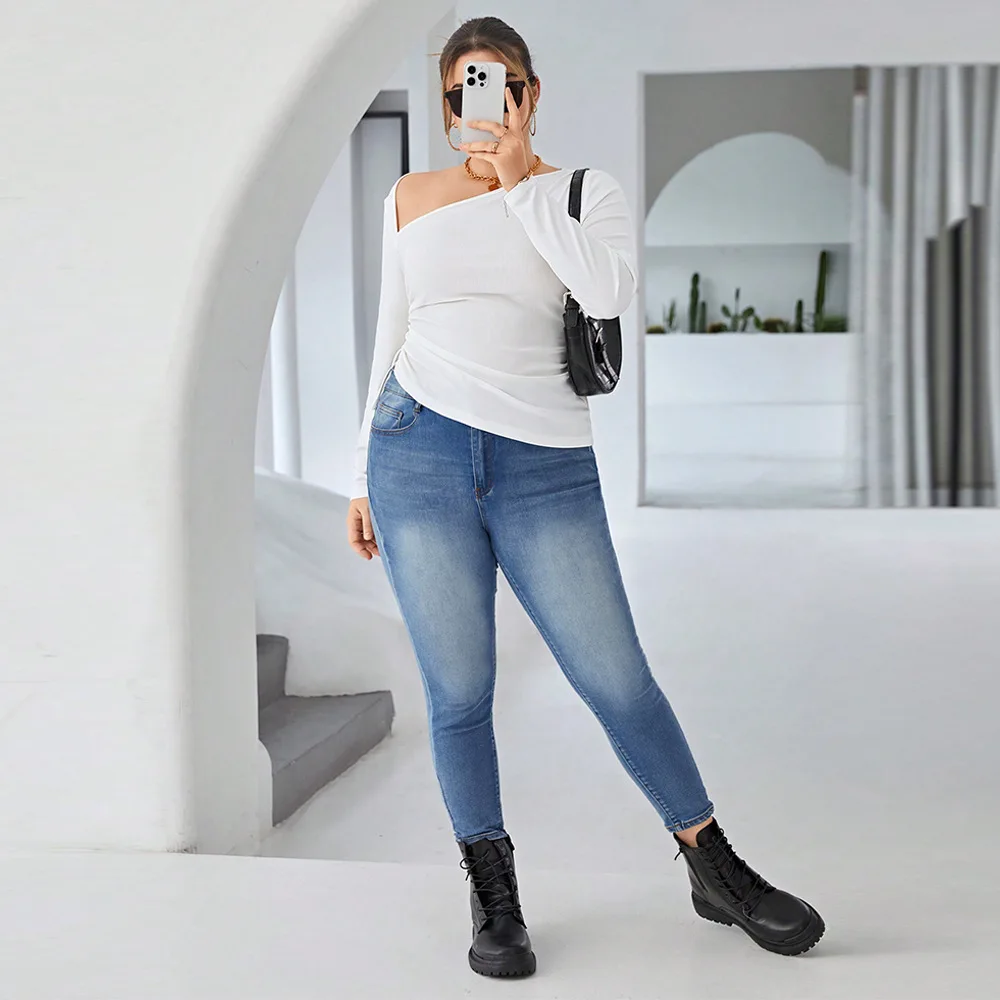 Рисунок 4 - Женская Асимметричная рубашка большого размера