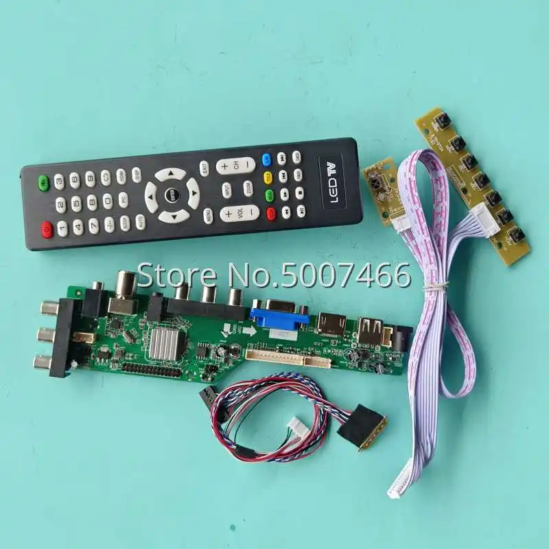 

Комплект платы драйвера ЖК-контроллера для LP154WP4-TLA1, VGA HDMI-совместимый USB AV 15,4 "3663 DVB цифровой 40 Pin LVDS монитор 1440 900