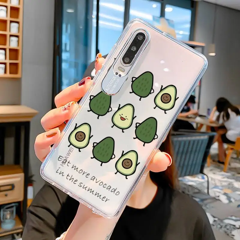 fruit avocado Phone Case for Samsung S10 20 22 23 A10 40 for Xiaomi10 Note10 for Huawei P50 20 Honor60 70