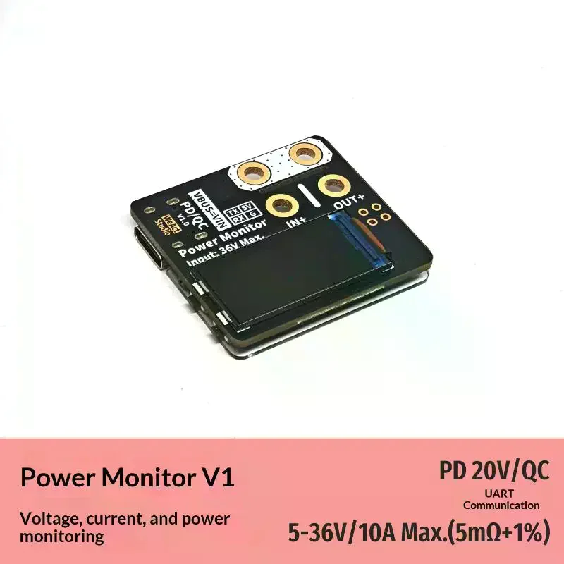 Фото Модуль мониторинга мощности CNA/1 Set 36V 10A Max с разъемом XT60, поддержка PD QC, для определения заряда аккумулятора RC дронов №1